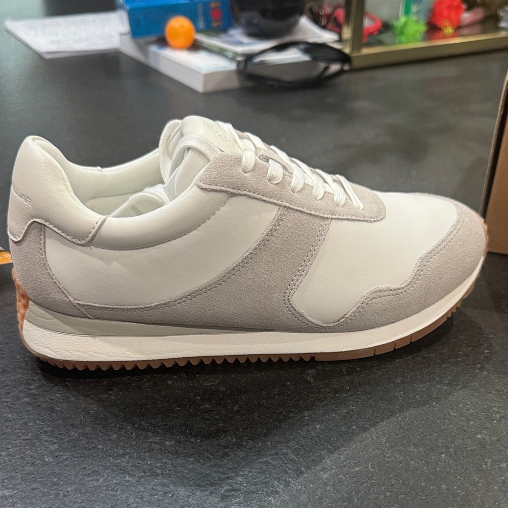 Peter Millar White and Gray Women's Sneakers